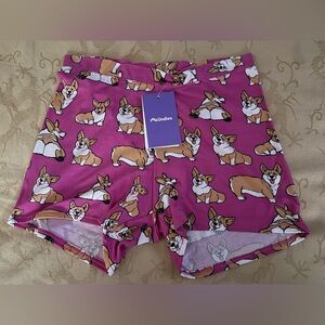 MeUndies Corgis Ladies Modal Boyshorts, Size S